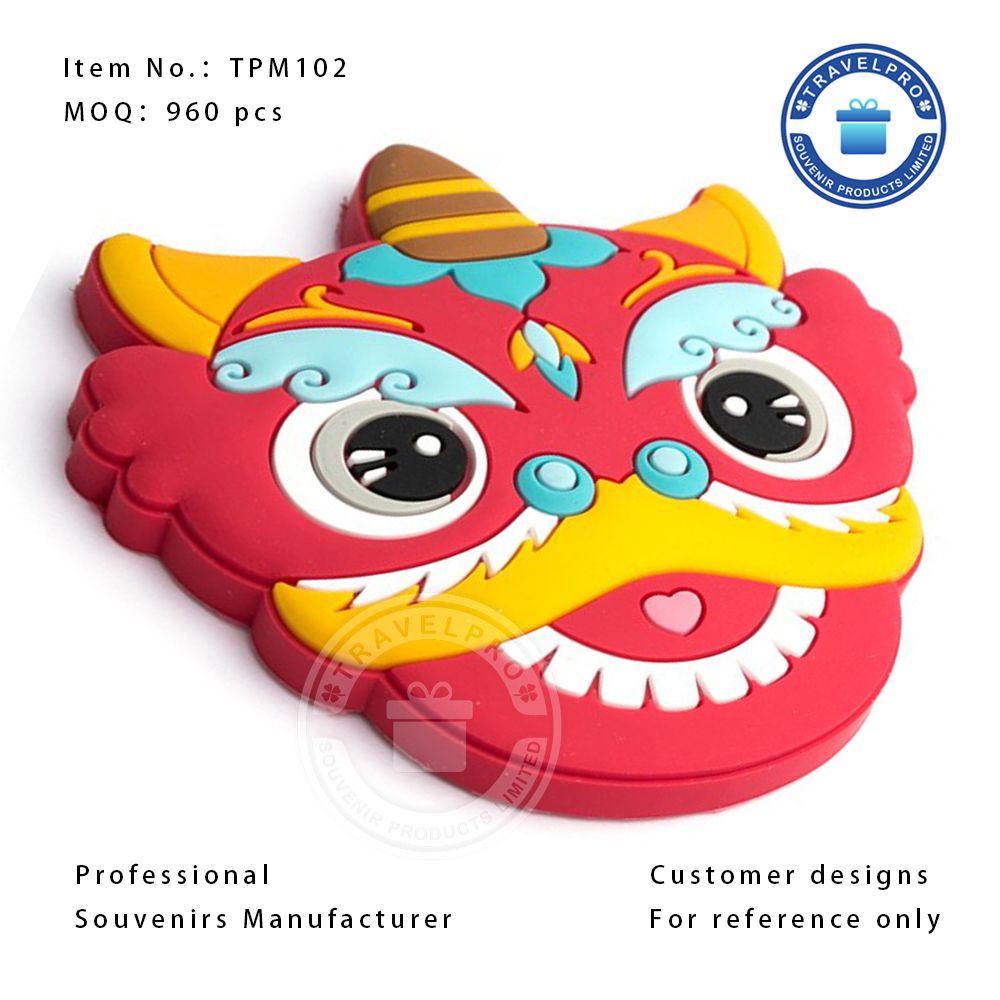 Chinese Theme Commemorative Soft PVC Magnet