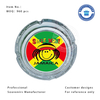 Jamaica Smile Mon Design Glass Ashtray in Round Size