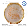 Gold Customized Round Pocket Mirror -TMX102
