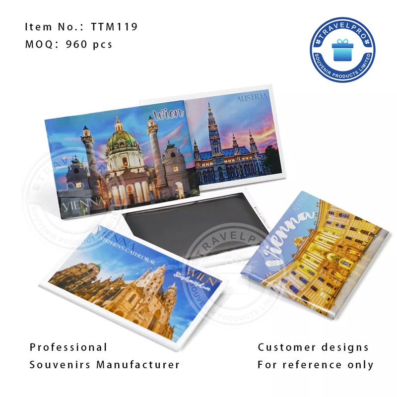Austria Wholesale High Quality Tin Magnet with Customized Printing Design