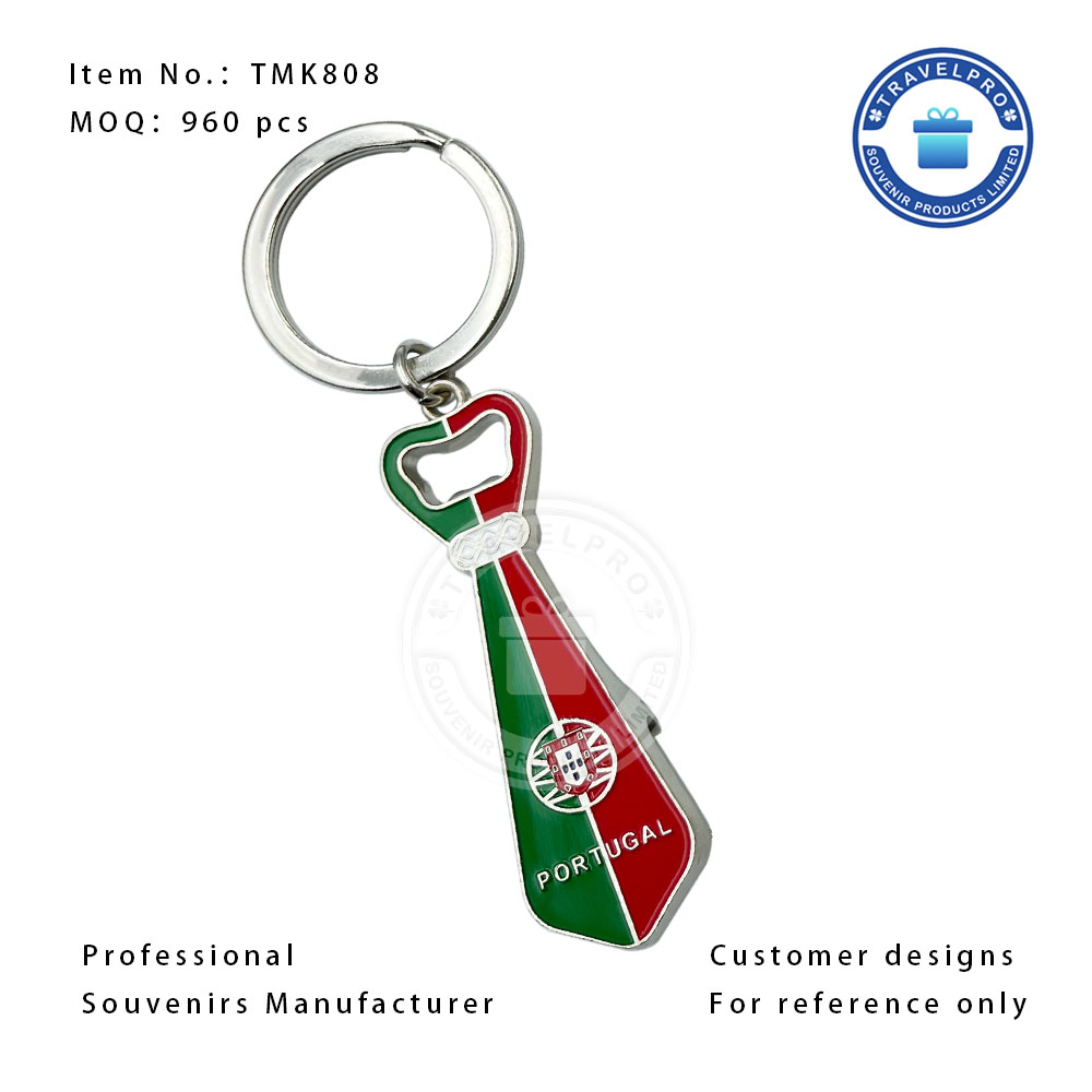 Portugal Customized Souvenir Bottle Opener Keychain 