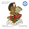 Scotland Metal Fridge Magnet-TMM108