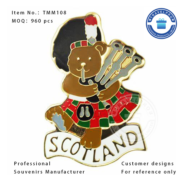 Scotland Metal Fridge Magnet-TMM108