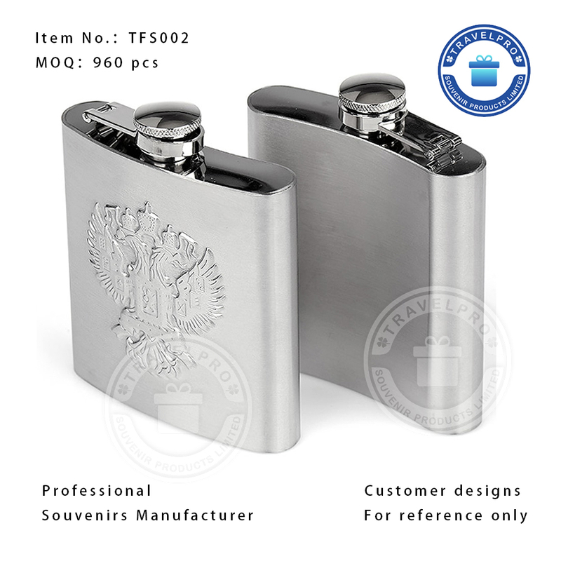Customized Metal Souvenir Flask Russia Wine Pot