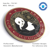 Panda Commemorative Coin with Yellow Brass Color-TTC109