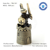 Personalized Metal Souvenir Thimble with Soldier Shape