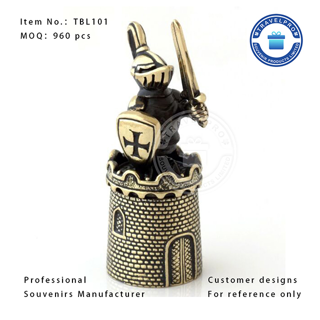 Personalized Metal Souvenir Thimble with Soldier Shape