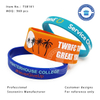 Custom Printing Pattern Silicone Bracelet Wristband