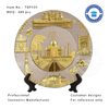 India Metal Plate with Gold And Silver Plating Colors