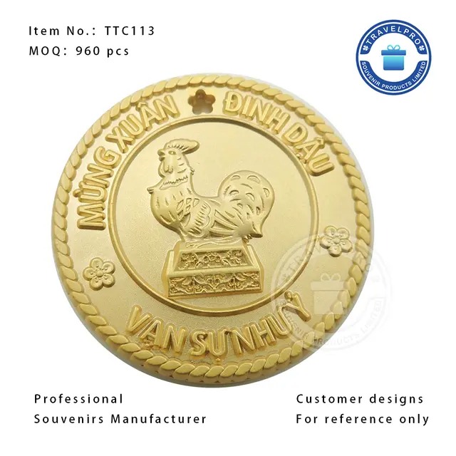 Zinc Alloy Souvenir Coin
