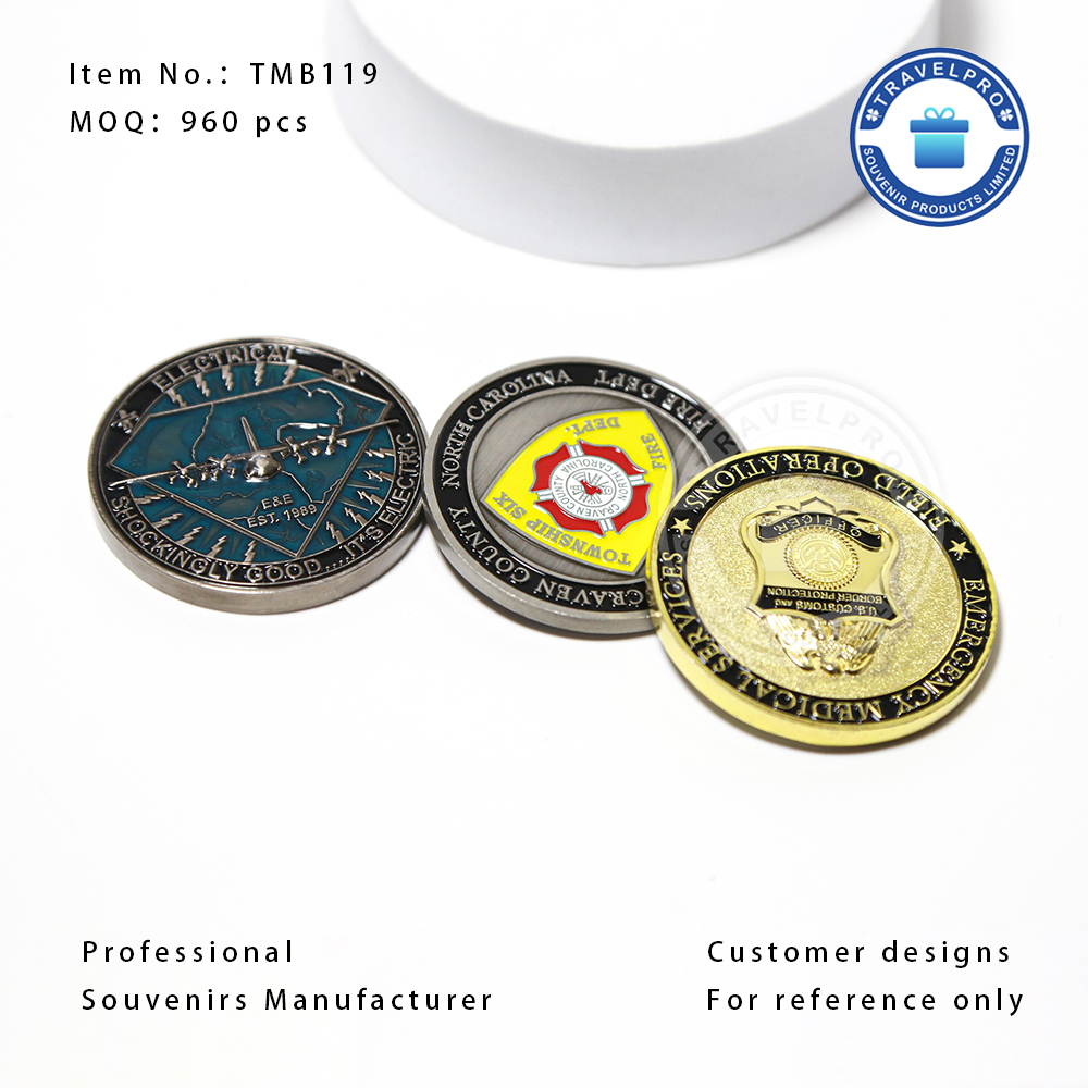 Travelpro Customized Logo Metal Badge with Antique Gold Creative Crafts Exquisite for Souvenir and Decoration