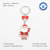  Custom Design Metal Keychain Christmas Snowman Souvenir Key Chain Cute Style Hard Enamel Keyring Custom Keychain
