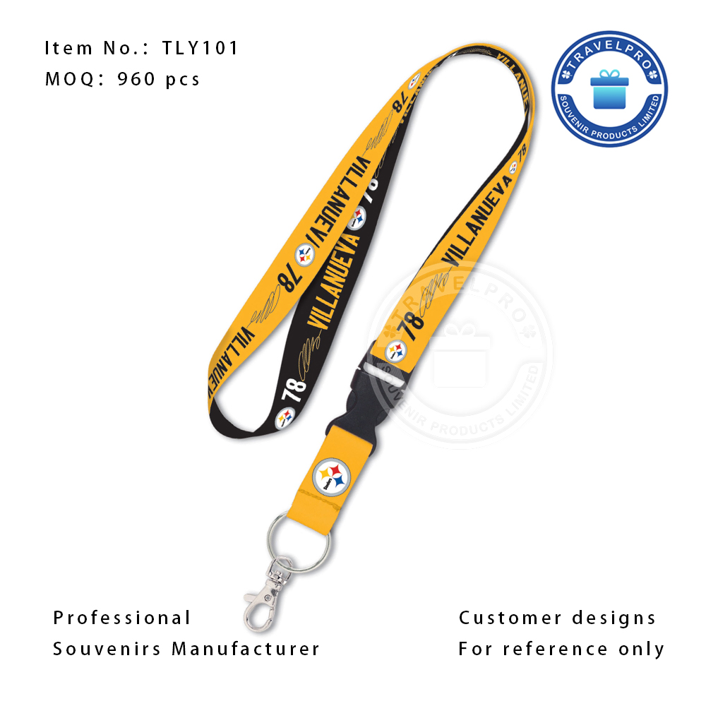 Matching custom lanyard width to credential type