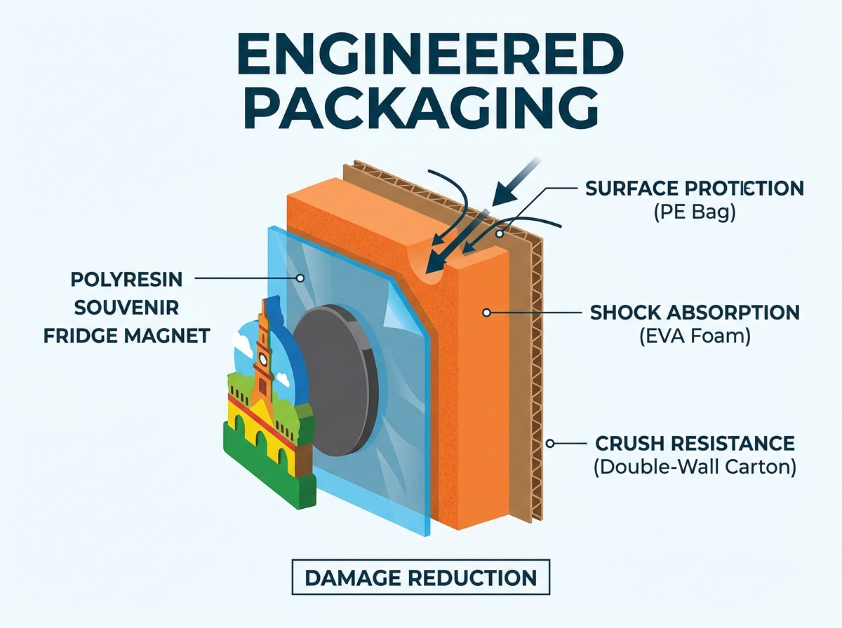 polyresin magnet packaging