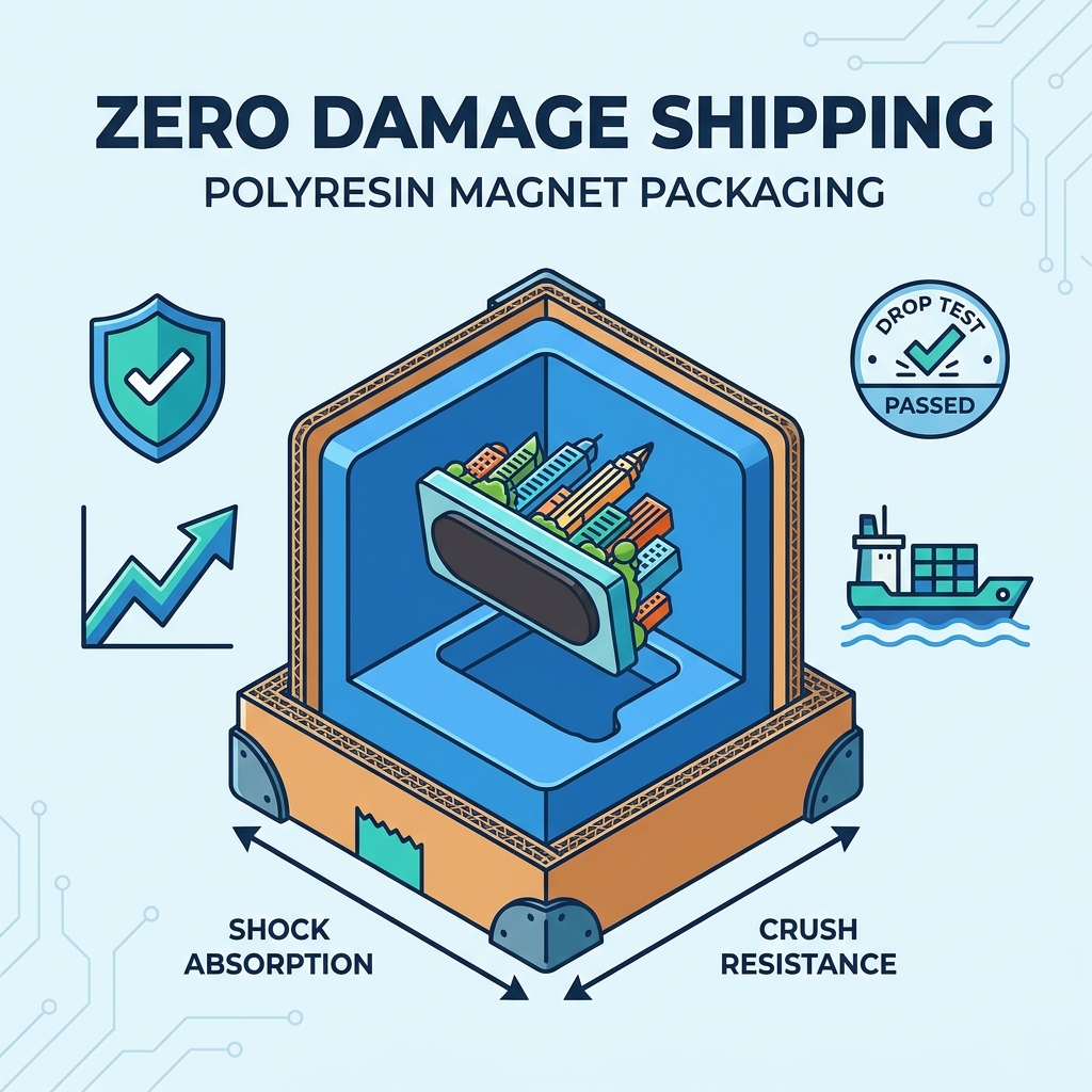 How to Reduce Damage Rates in Polyresin Magnet Shipments?